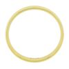 Image 5 : NEW Mens Classic 14K Yellow Gold 4mm Plain Dome Polished Wedding Band Ring