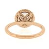 Image 5 : NEW 14k Rose Gold 1.98 ctw Round Morganite Solitaire w/ Twisted Wire Work Ring