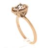 Image 7 : NEW 14k Rose Gold 1.98 ctw Round Morganite Solitaire w/ Twisted Wire Work Ring