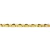 Image 9 : Vintage Retro 14K Yellow Gold 7.25" 20mm Wide Fluted & Grooved Link Bracelet