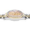 Image 6 : Rolex Mens Two Tone Champagne Index Dial 18K Yellow Gold Diamond Bezel Datejust