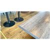 Image 2 : 30X48X30"H LAMINATE TABLE WITH METAL LEGS