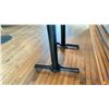 Image 3 : 30X48X30"H LAMINATE TABLE WITH METAL LEGS X 2 (ONE HAS A BROKEN LEG)