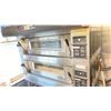 Image 2 : MORETTI FORNI STACKING DOUBLE PIZZA OVEN ON ROLLING BASE. MODEL AMACB1UL. ELECTRIC 208V 3 PHASE.