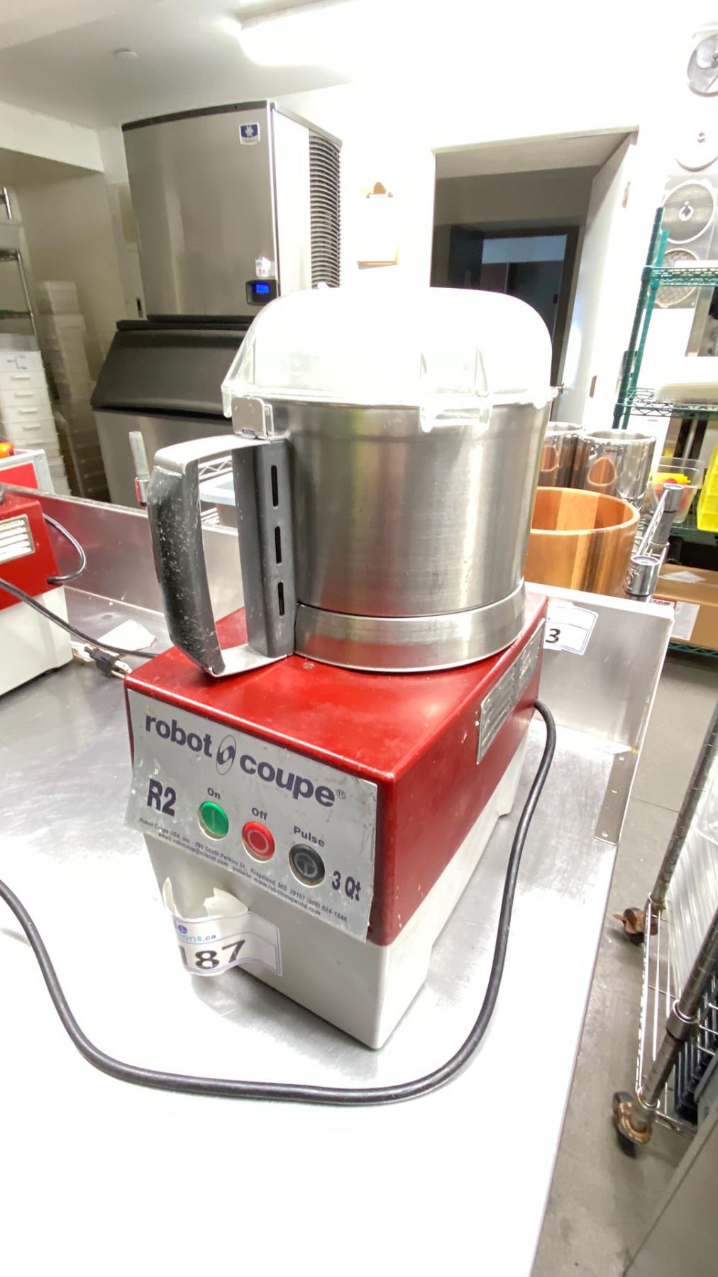 ROBO COUPE 3 QT MODEL R2 WITH EXTRA TOP - Able Auctions