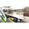 Image 1 : 94X31 SS WASH TABLE WITH BUILT IN SINK. INC TAP AND SHELF ABOVE