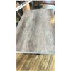 Image 2 : RESTAURANT TABLE 48" X 30", WOOD GRAIN LAMINATE DOUBLE PEDESTAL BASE.
