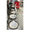 Image 2 : GROUP LOT OF 8 X 10" COMMERCIAL ALUMINUM FRY PANS.