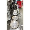 Image 2 : GROUP LOT OF 8 X 10" COMMERCIAL ALUMINUM FRY PANS.