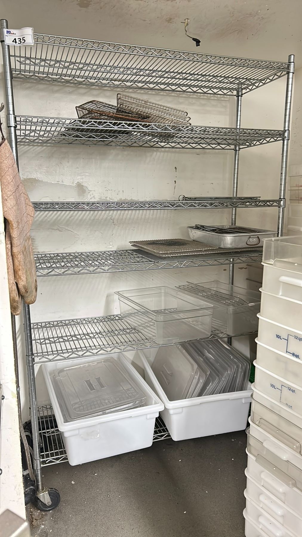 1 SECTION STAINLESS METRO RACK, 48