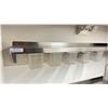 Image 2 : WALL MOUNTED CABINET (12"D) WITH STAINLESS TOP 69WX15"D WITH