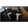 Image 2 : ROLLING CAMBRO WITH APPROX 130 DINNER PLATES AND APPROX 90 SIDE PLATES- BRAND IS BROWNE