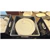 Image 2 : CRATE OF 12" DINNER PLATES-APPROX 25