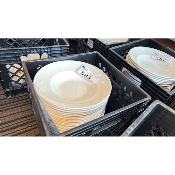 CRATE OF 10" PASTA/SOUP/SALAD BOWLS-APPROX 30