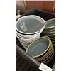 Image 3 : 3 CRATES OF ARCOROC PORCELAIN PLATES, SIDE PLATES AND BOWLS- APPROX 27 LARGE PLATES, 46 SIDE