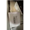 Image 8 : 36X15X74"H METRO CHROME SHELVING. WITH CONTENTS. PRINTER ROLLS, TOOTHPICKS, ETC