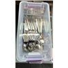 Image 2 : 2 BINS WITH LARGE ASST OF HENCKELS CUTLERY. MATCHING LOT 710 AND 711. HUNDREDS OF PIECES. INC SUGAR
