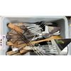 Image 2 : BIN OF PIE LIFTERS, SPECIALTY SPATULAS, ETC