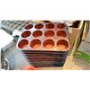 Image 3 : LARGE GROUP OF ASST MUFFIN TINS, MINI MUFFIN TIN AND PASTRY MOLDS. SILICONE AND METAL. 11 STANDARD