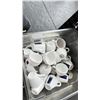 Image 8 : VERY LARGE LOT OF ASST DISHWARE. PLATES, BASKETS, WINE DECANTER, BOWLS, LOTS OF NEW IN BOX DISHES,