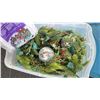 Image 2 : LARGE GROUP OF TOTES FULL OF XMAS TYPE DECORATIONS. LIGHTS, STRING LIGHTS, GARLAND, DECOR,