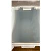 Image 2 : 2 ROLLING FOOD STORAGE BINS-RUBBERMAID WITH LIDS