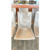 Image 2 : GROUP OF 8 UPHOLSTERED GREY CHAIRS