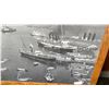 Image 2 : HISTORIC PHOTO FROM EARLY VICTORIA. FRAMED. VICTORIA HARBOUR 1912. 89X64"