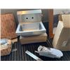 Image 1 : 2X STAINLESS SINKS-NEW WITH FAUCET AND MOUNTING HARDWARE