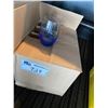 Image 2 : CASE OF ARCOROC TRANSPARENT BLUE COCKTAIL GLASSES. 24 PIECES