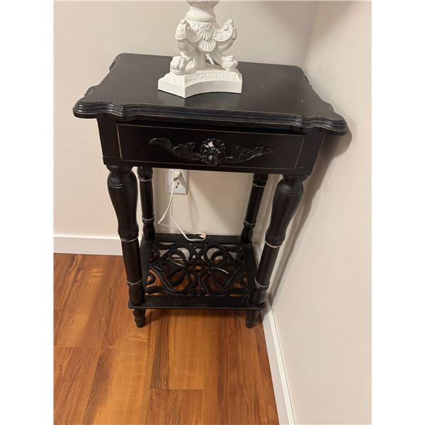 Accent table 17 inches 18" x 27 1/2" tall