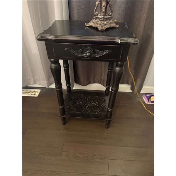 Accent table 17 inches 18" x 27 1/2" tall