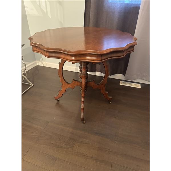 Antique table 33 1/2" x 28 1/2" tall