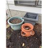 Image 1 : Strawberry planter and two other planters