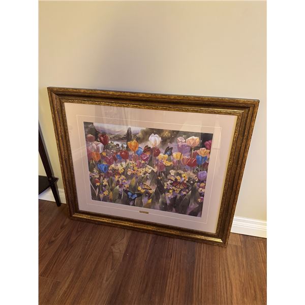 Alex Fong number catching dreams 35 1/2" x 29 1/2"