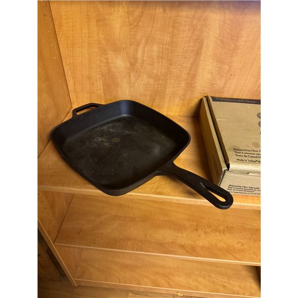 Smith Clark cast-iron frying pan