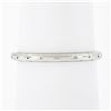 Image 1 : Antique Art Deco Orange Blossom Platinum 1.8mm Engraved Stack wedding Band Ring
