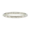 Image 4 : Antique Art Deco Orange Blossom Platinum 1.8mm Engraved Stack wedding Band Ring