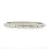 Image 5 : Antique Art Deco Orange Blossom Platinum 1.8mm Engraved Stack wedding Band Ring