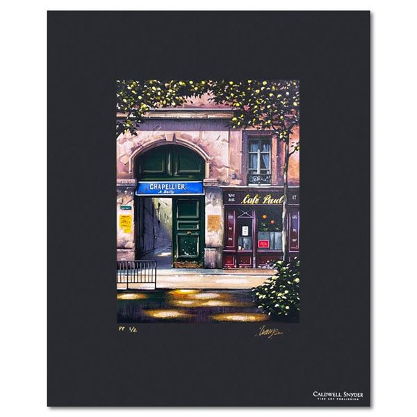 Cafe Paul (Black) by Thomas Pradzynski (1951-2007)