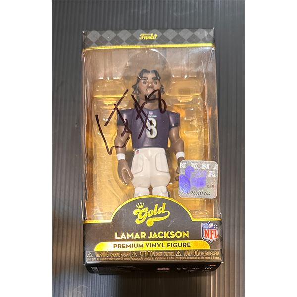 Lamar jackson Autographed Funko Pop