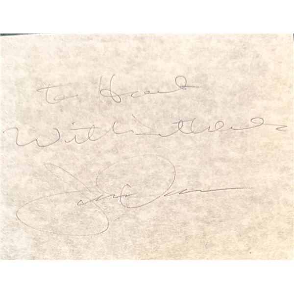 James Dean AUTOGRAPHED Page