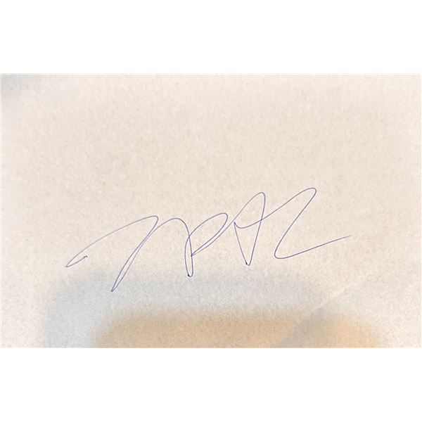 2 Pac Autographed Page