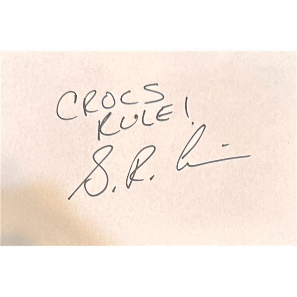 Steve Irwin Cut Autograph