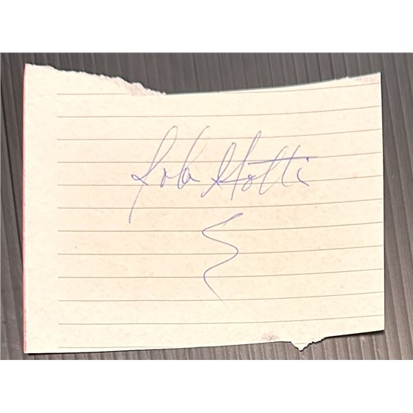 John Gotti Autographed Page