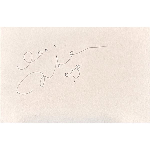 John Lennon Cut Autographed