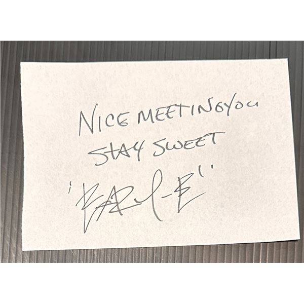 Eazy E Autographed PAGE