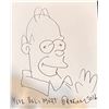 Image 1 : Matt Groening Homer Autographed Sketch