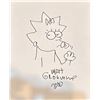 Image 1 : Matt Groening Maggie  Autographed Sketch