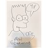 Image 1 : Matt Groening Bart Autographed Sketch